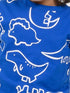 Jurassic Jammies Cotton Short Set (Royal Blue)