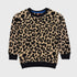 Tiger Print Fleece Sweatshirt
