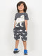 Rex Ranger Cotton Short Set (Charcoal Grey)
