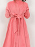 Imported Velour Princess Frock (Pink)
