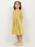 Imported Velour Princess Frock (Pistachio)