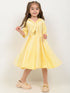 Imported Velour Princess Frock (Lemon Yellow)