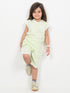 Embroidered Sleeveless Short Set (Pale Mint Green)