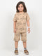Little Pilot Play Cotton Short Set (Beige)