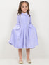 Imported Velour Princess Frock (Lilac)