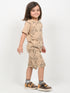 Little Pilot Play Cotton Short Set (Beige)