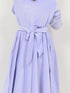 Imported Velour Princess Frock (Lilac)