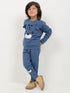 The Happy Cub Fleece Suit (Powder Blue)
