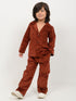 Imported Corduroy Royal Co-ord Set (Rust Brown)