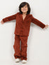 Imported Corduroy Royal Co-ord Set (Rust Brown)