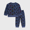 Tom & Jerry Allover Printed Fleece Tracksuit (Dark Blue)