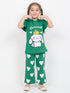 Frill Sleeves Cinnamoroll’s Garden Cotton Trouser Set (Kelly Green)