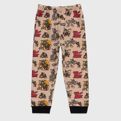 Tom & Jerry Allover Printed Fleece Tracksuit