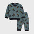 Mickey Mouse Allover Printed Fleece Tracksuit (Teal)