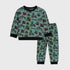 Tom & Jerry Allover Printed Fleece Tracksuit (Green)
