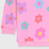 Flowers Printed Terry Sweatshirt (Pink)