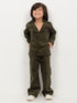 Imported Corduroy Royal Co-ord Set (Deep Olive)