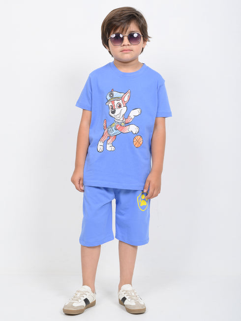 The Adventure Bay Cotton Short Set (Sky Blue)