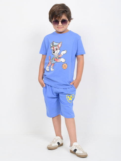 The Adventure Bay Cotton Short Set (Sky Blue)