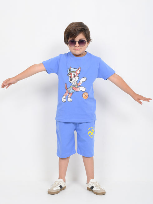 The Adventure Bay Cotton Short Set (Sky Blue)