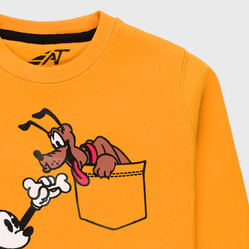 Mickey Mouse Fleece Tracksuit (Yellow)