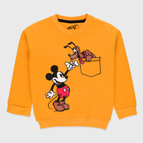 Mickey Mouse Fleece Tracksuit (Yellow)