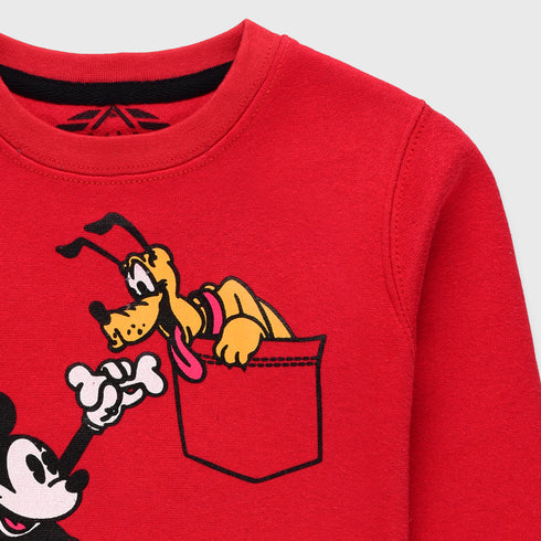 Mickey Mouse Fleece Tracksuit (Red)