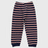 Fox Printed Striped Fleece Tracksuit (Peach/Navy)