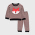 Fox Printed Striped Fleece Tracksuit