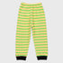 Striped Thick Fleece Tracksuit (Yellow/Green)