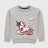 Unicorn Printed Fleece Tracksuit (Grey)