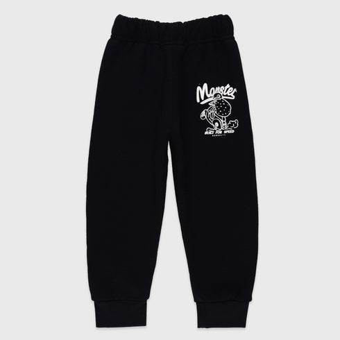 Monsters Printed Fleece Tracksuit (Black)