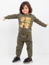 Hakuna Matata Fleece Suit (Oasis Olive)