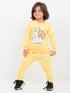 Cuddle Buddies Fleece Suit (Lemon Chiffon)