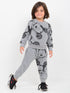 Mickey Themed Fleece Suit (Dark Grey)