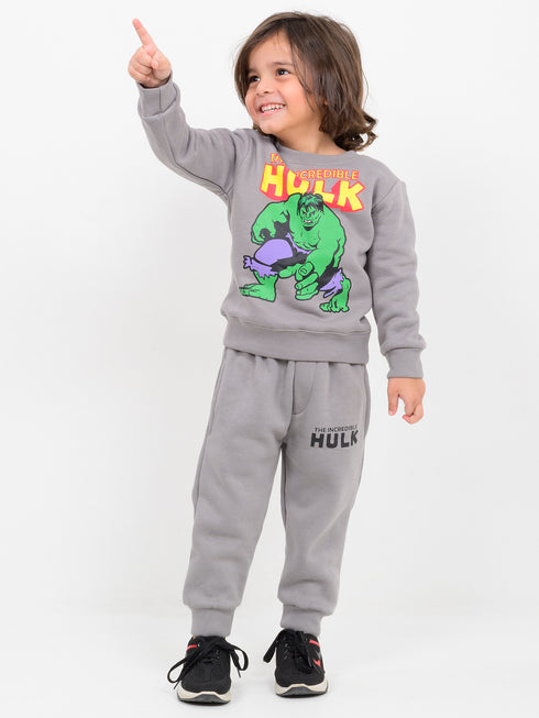 The Incredible Hulk Fleece Suit (Grey Cloud)