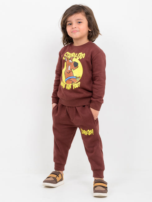 Scooby Doo Themed Fleece Suit (Cocoa Brown)