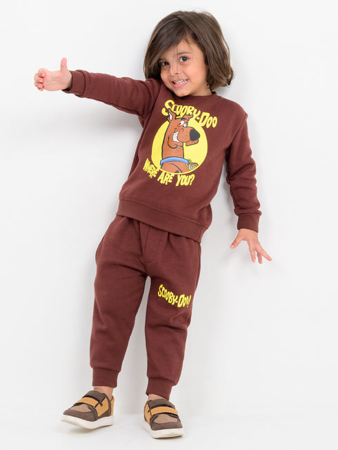 Scooby Doo Themed Fleece Suit (Cocoa Brown)