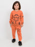 Lion Cub Themed Fleece Suit (Terracotta Peach)