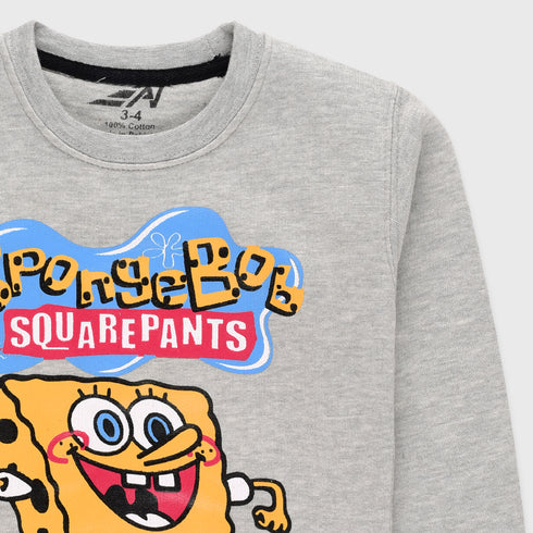 Sponge Bob Fleece Tracksuit (Grey)
