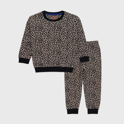Small Tiger Prints Fleece Tracksuit