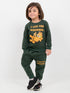 The Garfield Weekend Fleece Suit (Forest Green)
