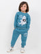 Hungry Shark Themed Fleece Suit (Deep Sea Teal)