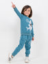 Hungry Shark Themed Fleece Suit (Deep Sea Teal)