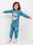 Hungry Shark Themed Fleece Suit (Deep Sea Teal)