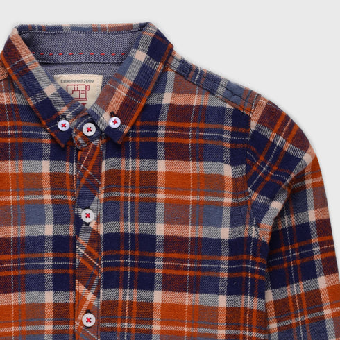 Flannel Shirt (Rust)