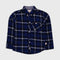 Flannel Shirt (Dark Blue)
