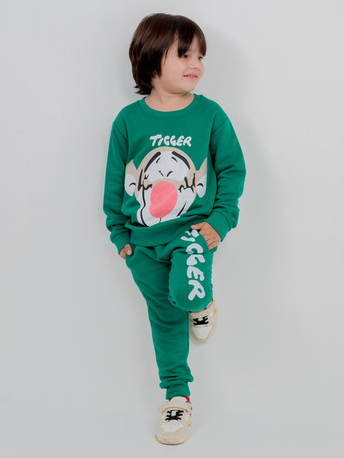 Tigger Character Fleece Suit (Green)