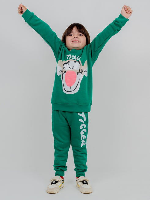 Tigger Character Fleece Suit (Green)