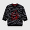 Graffiti Fleece Sweatshirt (Black)